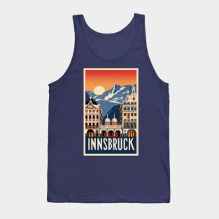 A Vintage Travel Art of Innsbruck - Austria Tank Top